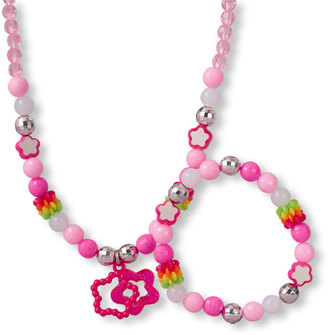 Children's Place Flower fun necklace and bracelet set