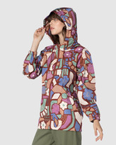 Thumbnail for your product : Princess Highway - Women's Brown Jackets - Sweet Geo Raincoat - Size One Size, L at The Iconic