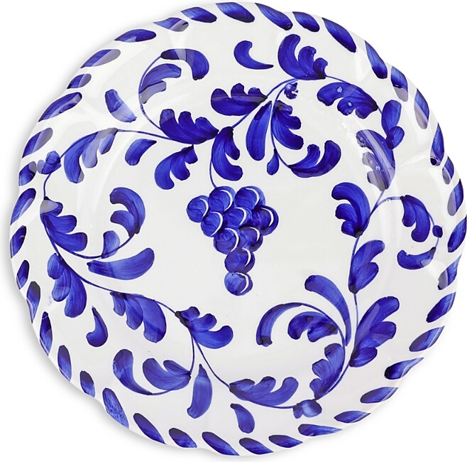 Vietri Arezzo Aqua Salad Plate