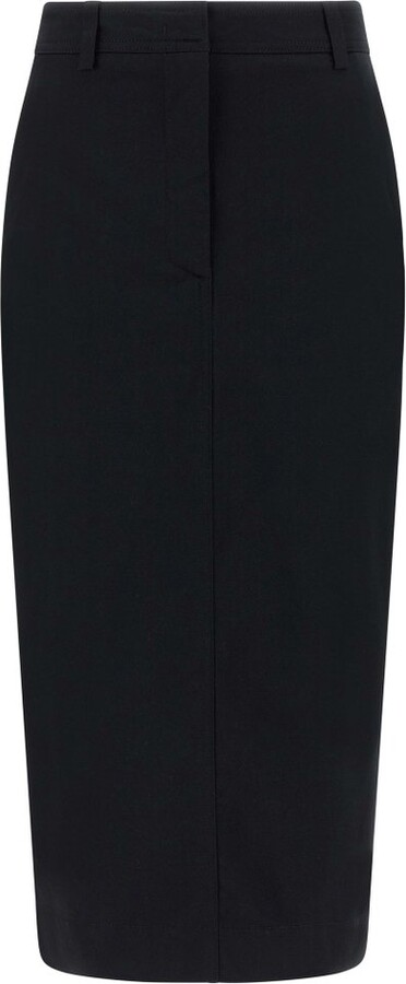 Thelatest Donna Midi Pencil Skirt