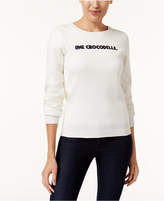 Thumbnail for your product : Lacoste Cotton Une Crocodelle Embroidered Sweater