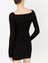 Thumbnail for your product : Dolce & Gabbana Ribbed-Knit Square-Neck Jumper