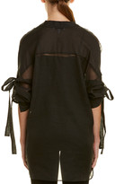Thumbnail for your product : IRO Sheer Silk & Cashmere-Blend Blouse