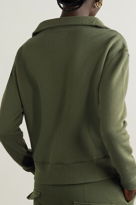 Nili Lotan Bentley Cotton-jersey Sweatshirt - Green