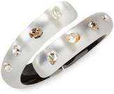 Thumbnail for your product : Alexis Bittar Crystal-Studded Lucite Hinged Wraparound Bangle