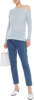 Thumbnail for your product : Charli Cache Off-the-shoulder Melange Cashmere Sweater