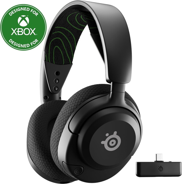 SteelSeries Arctis Nova 5X Wireless Gaming Headset — Xbox, PC, PlayStation, Nintendo Switch, Mobile - Black - USB C
