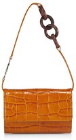 Thumbnail for your product : Brother Vellies Lijadu Croc-Embossed Leather Shoulder Bag