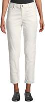 Thumbnail for your product : Eileen Fisher Plus Size Mid-Rise Tapered-Leg Slim Ankle Jeans