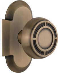 Nostalgic Warehouse Cottage Plate with Mission Door Knob