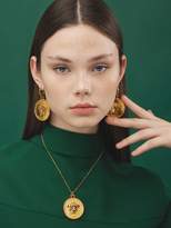 Thumbnail for your product : Versace Embossed Coin Necklace