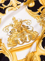 Thumbnail for your product : Versace Multi Baroque Print Silk Foulard Scarf