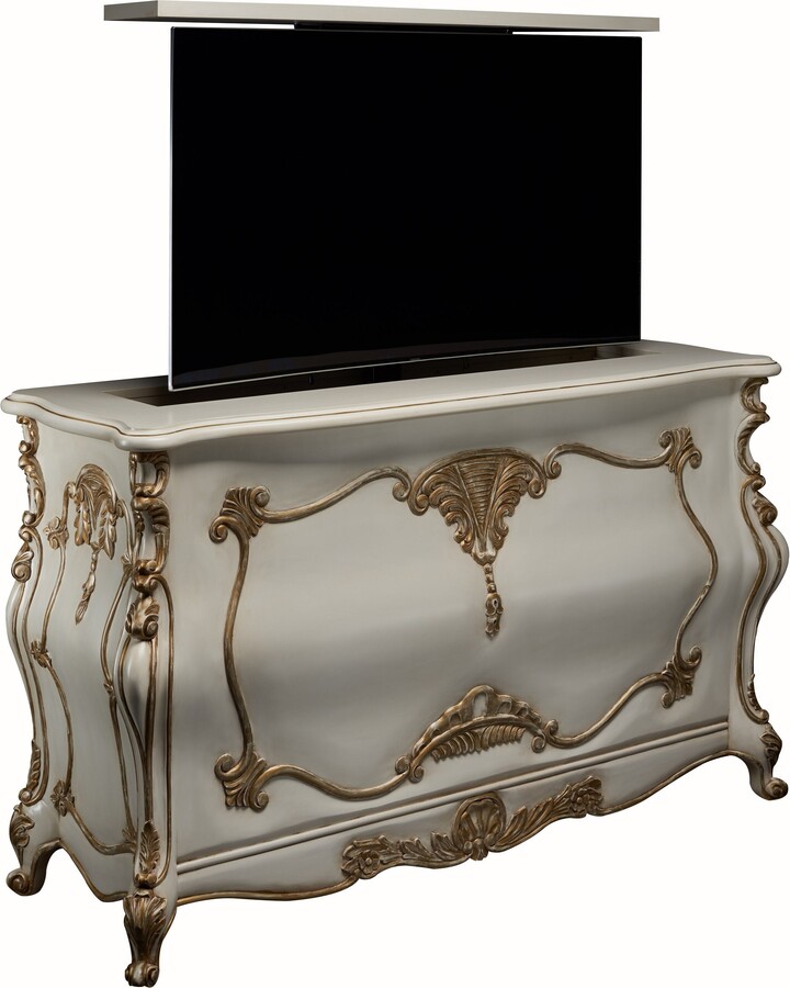 Etsy Chateau Bombay Hand Carved Premium Motorized Tv Lift To