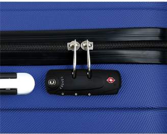 Milano ABS Luxury Shockproof Luggage 3 Piece Set Blue