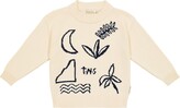 Thumbnail for your product : The New Society All The Things intarsia cotton sweater