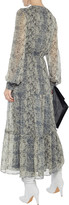 Thumbnail for your product : Walter Baker Tatiana Gathered Printed Georgette Maxi Dress