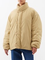 Blouson-sleeve Cotton-blend Quilted J 