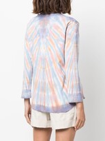 Thumbnail for your product : Raquel Allegra Henley tie-dye print top