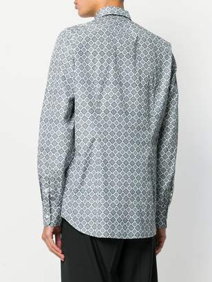 Prada geometric print shirt