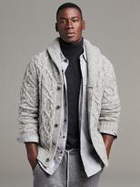 Thumbnail for your product : Banana Republic Cable-Knit Italian Wool Cardigan