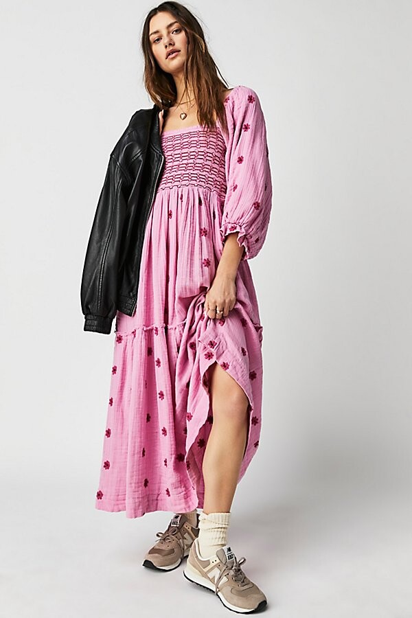 Free People Dahlia Embroidered Maxi Dress ShopStyle