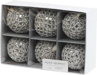 TJMAXX Set Of 6 Beaded Ornaments