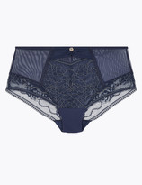 Thumbnail for your product : Marks and Spencer Lace & Mesh High Rise Shorts