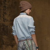 Thumbnail for your product : Denim & Supply Ralph Lauren Chambray Lace Utility Shirt