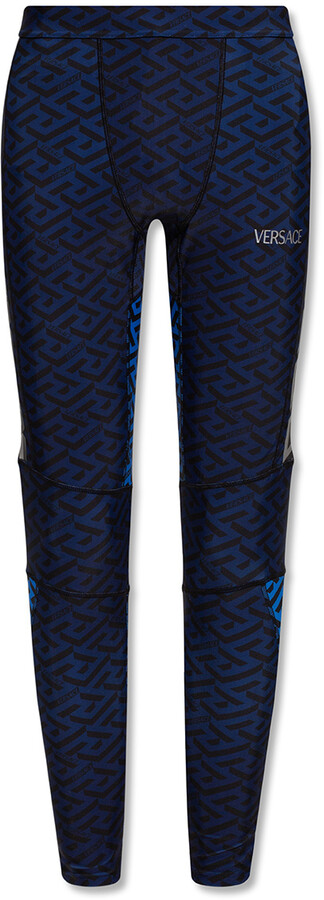 Versace Training Leggings Men's Navy Blue - ShopStyle Activewear Pants