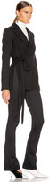 Thumbnail for your product : Proenza Schouler Wrap Jacket in Black | FWRD