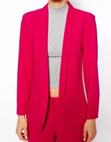 Thumbnail for your product : ASOS Blazer In Crepe With Slim Lapel