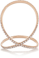 Thumbnail for your product : Anita Ko Double Eternity 18-karat rose gold diamond ring