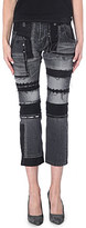 Thumbnail for your product : Junya Watanabe Patchwork straight-leg mid-rise jeans