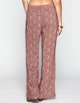 Thumbnail for your product : Lily White Boho Daisy Print Womens Palazzo Pants