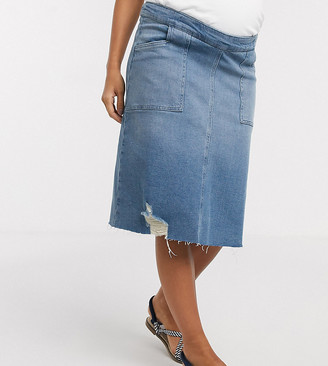maternity denim skirt australia