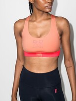 Thumbnail for your product : P.E Nation Fadeaway logo print sports bra