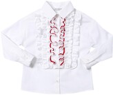 Thumbnail for your product : Dolce & Gabbana Stretch Cotton Blend Poplin Shirt