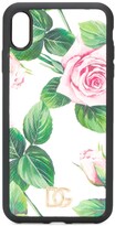 Thumbnail for your product : Dolce & Gabbana Roses print iPhone XS Max case