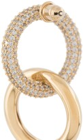 Thumbnail for your product : Numbering Double-Link Pave Earrings
