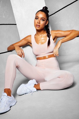 boohoo Soft Touch Ruched Bum Booty Boost Gym Legging