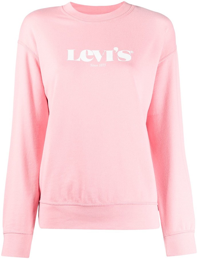 pink levis sweatshirt
