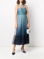 Thumbnail for your product : RED Valentino Layered Sheer-Panel Dress
