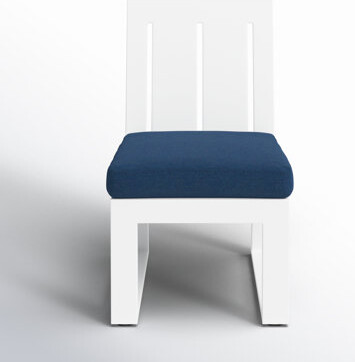 AllModern Camela Patio Dining Side Chair with Cushion