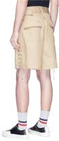 Thumbnail for your product : Facetasm Lace-up outseam belted twill cargo shorts