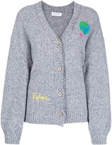 Thumbnail for your product : Mira Mikati Embroidered Merino Wool Cardigan