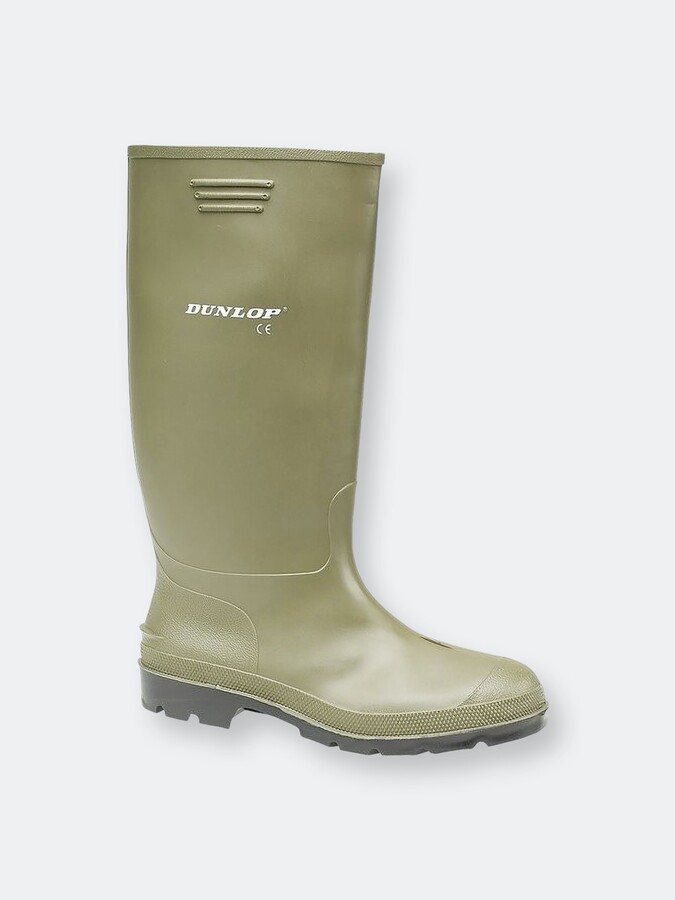 Dunlop UNIVERSAL Mens Easy Clean Waterproof Knee High Wellies Wellington Boots 