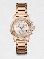 Thumbnail for your product : Breil Milano Orchestra Rose Goldtone Stainless Steel & Crystal Chronograph Bracelet Watch