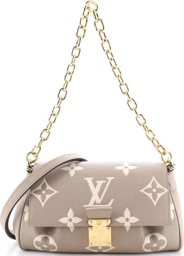 Louis Vuitton Favorite NM Handbag Bicolor Monogram Empreinte Giant