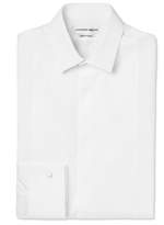 Thumbnail for your product : Alexander McQueen White Slim-Fit Bib-Front Double-Cuff Cotton Tuxedo Shirt