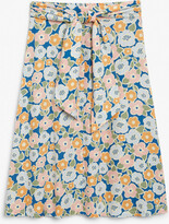 Thumbnail for your product : Monki Tie-waist midi skirt
